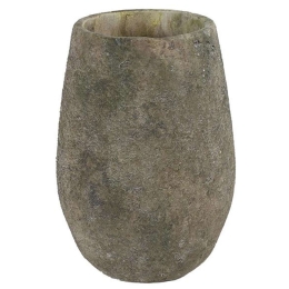 Βάζο Elyse 013.785846 16,5x24cm Grey Κεραμικό