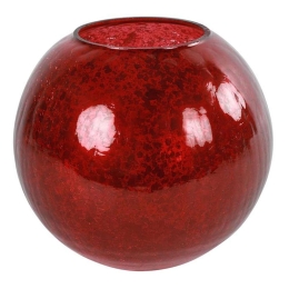 Βάζο 013.788282 20x18 Γυάλινο Red Γυαλί