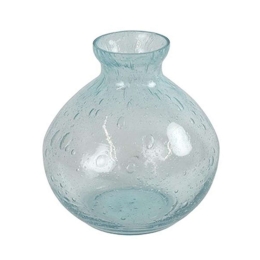 Βάζο 013.803628 Φ12x13cm Γυάλινο Blue Γυαλί