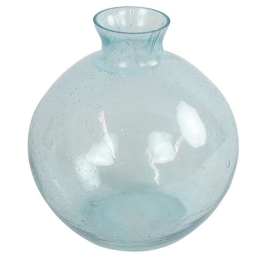 Βάζο 013.803630 Φ12x22cm Γυάλινο Blue Γυαλί