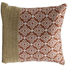 Μαξιλάρι Διακοσμητικό (Με Γέμιση) 014.OL0290 Burgundy 40Χ40 Ύφασμα