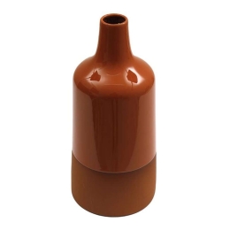 Βάζο - Μπουκάλι 014.OL0324 12x23cm Κεραμικό Terracotta Κεραμικό