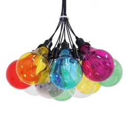 Φωτιστικό Οροφής Party 01509 10xΕ27 Φ59x30cm Multi GloboStar