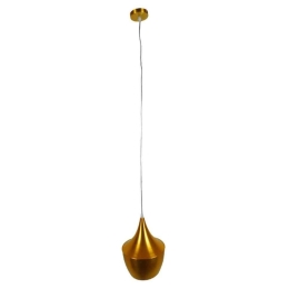 Φωτιστικό Οροφής Shanghai 01544 1xΕ27 Φ24x30cm Gold GloboStar