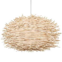 Φωτιστικό Οροφής Minorca 01731 Φ60x35cm 1xE27 Beige GloboStar