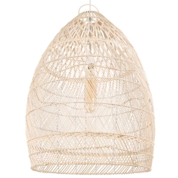 Φωτιστικό Οροφής Malibu 01811 Φ76x100cm 1xE27 Beige GloboStar