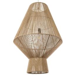 Φωτιστικό Οροφής Cayman 01854 Φ60x86cm 1xE27 Φ60x86cm Beige GloboStar