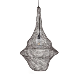 Φωτιστικό Οροφής Kentucky 01875 Φ50x90cm 1xE27 IP20 Dark Brown GloboStar