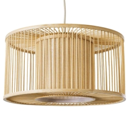 Φωτιστικό Οροφής Boho Coconut 01935 Φ40x20cm 1xE27 Beige GloboStar