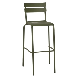 Σκαμπό Μπαρ Marseille/S 02-00-0462 54x46x108cm Olive