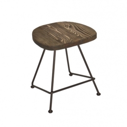 Σκαμπό Calvin/SL-W 02-00-0908 36x40x46cm Black-Walnut