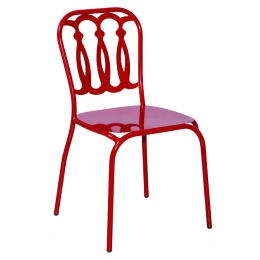 Καρέκλα Talia-3 02-00-1224 53x50x88cm Red