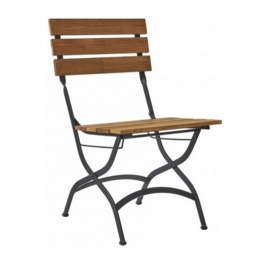 Καρέκλα Πτυσσόμενη Pablona/T 02-00-1244 55x46x87cm Anthracite-Oak