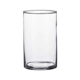Βάζο Κυλινδρικό Carly 02.1041801 9x11cm Γυάλινο Clear Γυαλί