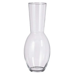 Βάζο Sissy 02.1058357 18x45cm Γυάλινο Clear Γυαλί