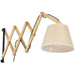 Φωτιστικό Τοίχου - Απλίκα Talisha 02028 35/100x15x36cm 1xE27 Beige Globostar