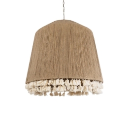 Φωτιστικό Οροφής Κρεμαστό Starvalley 02093 Boho 3xE27 IP20 80x80cm Beige GloboStar
