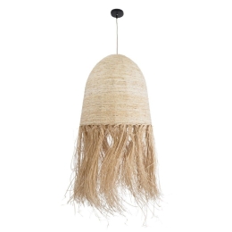 Φωτιστικό Οροφής Κρεμαστό Martinique 02179 Boho 1xE27 IP20 60x130cm Beige GloboStar
