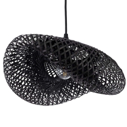 Φωτιστικό Οροφής Mexico Boho 02200 40x30x13cm 1xE27 Black GloboStar
