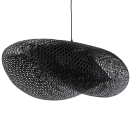 Φωτιστικό Οροφής Mexico Boho 02203 100x62x33cm 1xE27 Black GloboStar