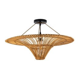 Φωτιστικό Οροφής Palermo 02308 Boho 1xE27 IP20 60x36cm Beige GloboStar