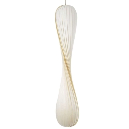 Φωτιστικό Οροφής Praia Boho 02317 Φ25x145cm 1xE27 White-Beige GloboStar