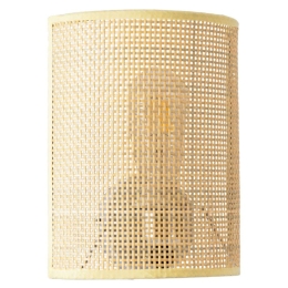 Φωτιστικό Τοίχου - Απλίκα Saotome Boho 02321 20x10x25cm 1xE27 Beige GloboStar