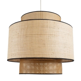 Φωτιστικό Οροφής Bravado 02387 Φ70x58cm 1xE27 IP20 Beige-Brown GloboStar