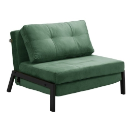 Πολυθρόνα - Κρεβάτι Fancy 024-000044 95x98x70cm Dark Green