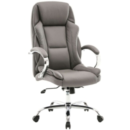 Καρέκλα Γραφείου Διευθυντή Verxian 033-000019 70x68x116/126cm Grey