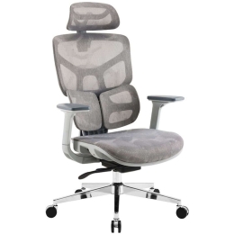 Καρέκλα Γραφείου Διευθυντή Karlo 033-000021 72x70x112/130cm White-Black