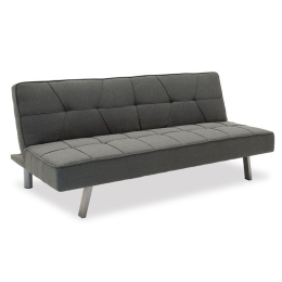 Καναπές-Κρεβάτι Travis 3θέσιος 035-000022 Anthracite 175x83x74 Ξύλο,Ύφασμα