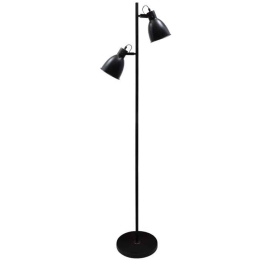 Φωτιστικό Δαπέδου 035-123-098 155cm 2xΕ27 Black