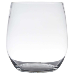 Βάζο 04.08210 Φ15x19cm Γυάλινο Clear Γυαλί