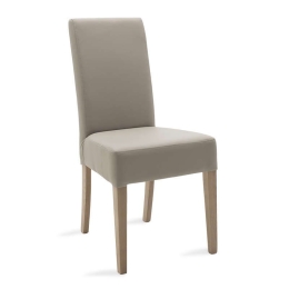 Καρέκλα Ditta 047-000034 53x50x88cm Light Grey Ξύλο,Τεχνόδερμα