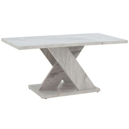 Τραπέζι Σαλονιού Solange 049-000063 110x55x47,5cm Marble White