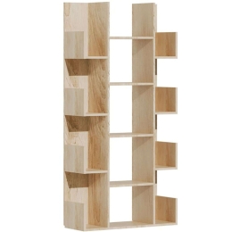 Βιβλιοθήκη Charles 049-000094 90x31x182,5cm Natural