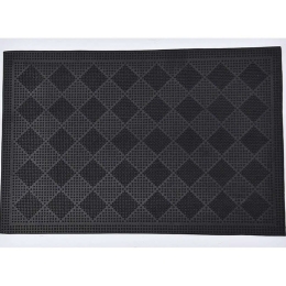 Πατάκι Εισόδου Checked 05.1440095 40x60cm Black 40Χ60