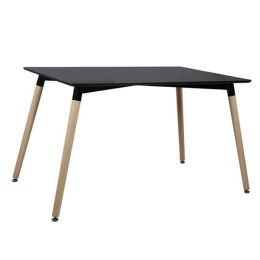 Τραπέζι Minimal HM008.02 Μαυρό 120x80x73cm Mdf,Ξύλο
