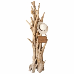 Καλόγερος HM9367 170-200cm Από Μασίφ Ξύλο Teak Natural Ξύλο