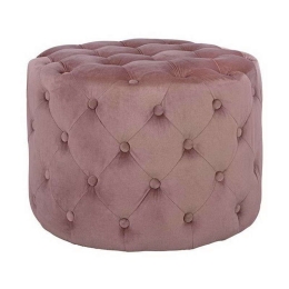 Σκαμπό Kassie Chesterfield HM8406.02 Μήλο Φ60x43cm Ύφασμα