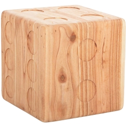 Σκαμπό Ζάρι HM7898.02 40x40x40cm Natural