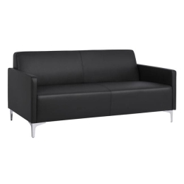 Καναπές 3Θέσιος Nellie HM3159.31 Black 163x71x71Υ εκ. Τεχνόδερμα