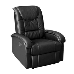 Πολυθρόνα Relax Με Μηχανισμό Massage 80x96x97 HM0026.01 Black Τεχνόδερμα