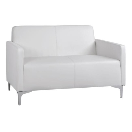 Καναπές 2Θέσιος Nellie HM3159.22 White 113x71x71Υ εκ. Τεχνόδερμα