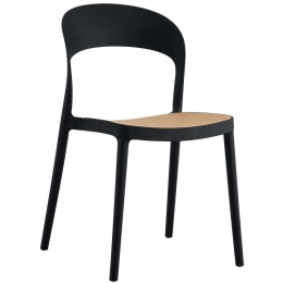 Καρέκλα Πολυπροπυλένιου HM5936.02 41x53x81cm Beige-Black