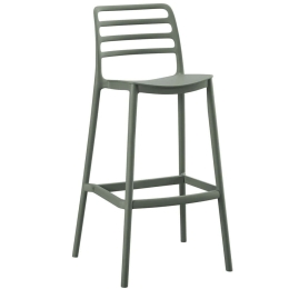 Σκαμπό Bar Snod HM6099.07 37,2x50x101,5cm Olive