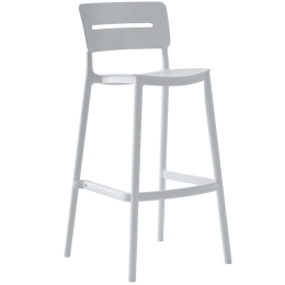 Σκαμπό Bar Snod2 HM6100.01 37,2x50x101,5cm White