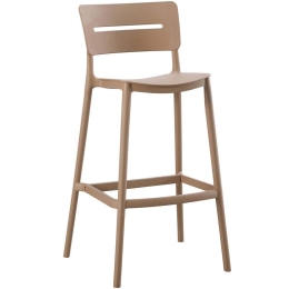 Σκαμπό Bar Snod2 HM6100.04 37,2x50x101,5cm Cappuccino