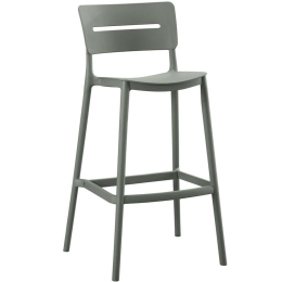 Σκαμπό Bar Snod2 HM6100.05 37,2x50x101,5cm Olive